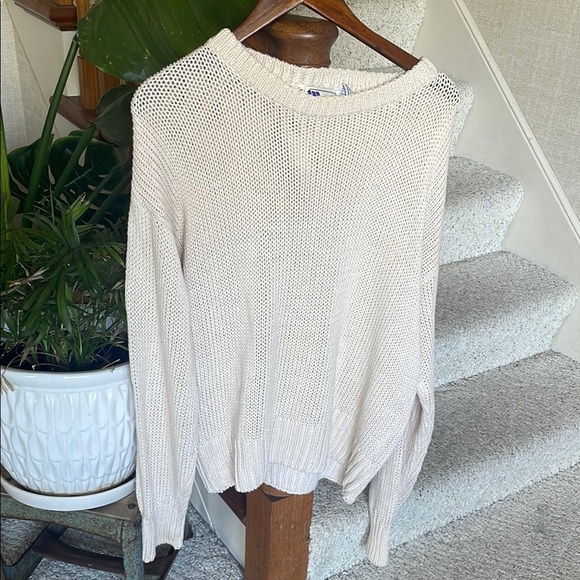Vintage Imbledon Costal Knit Cream Beach Sweater - Picture 1 of 10